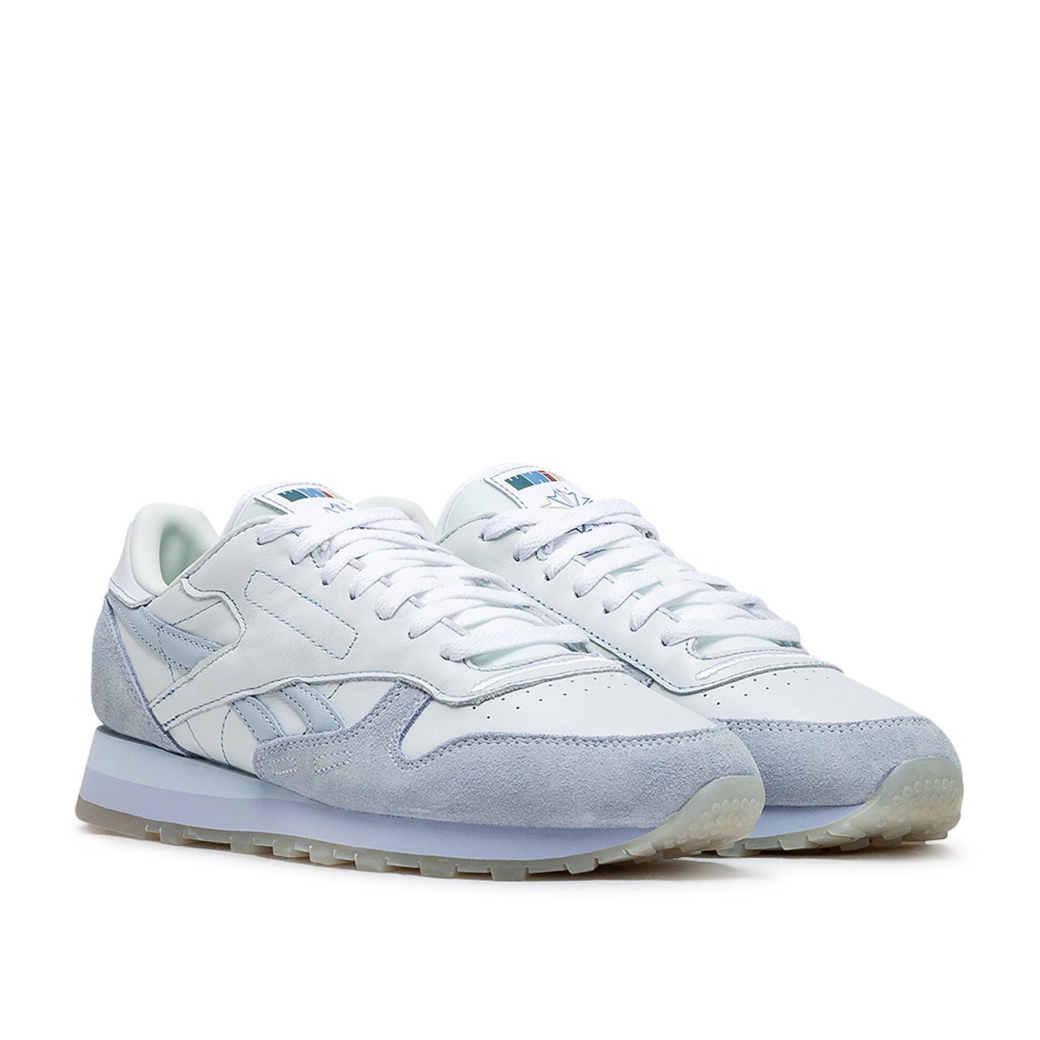 Klassische Leder-Sneaker (Grau)