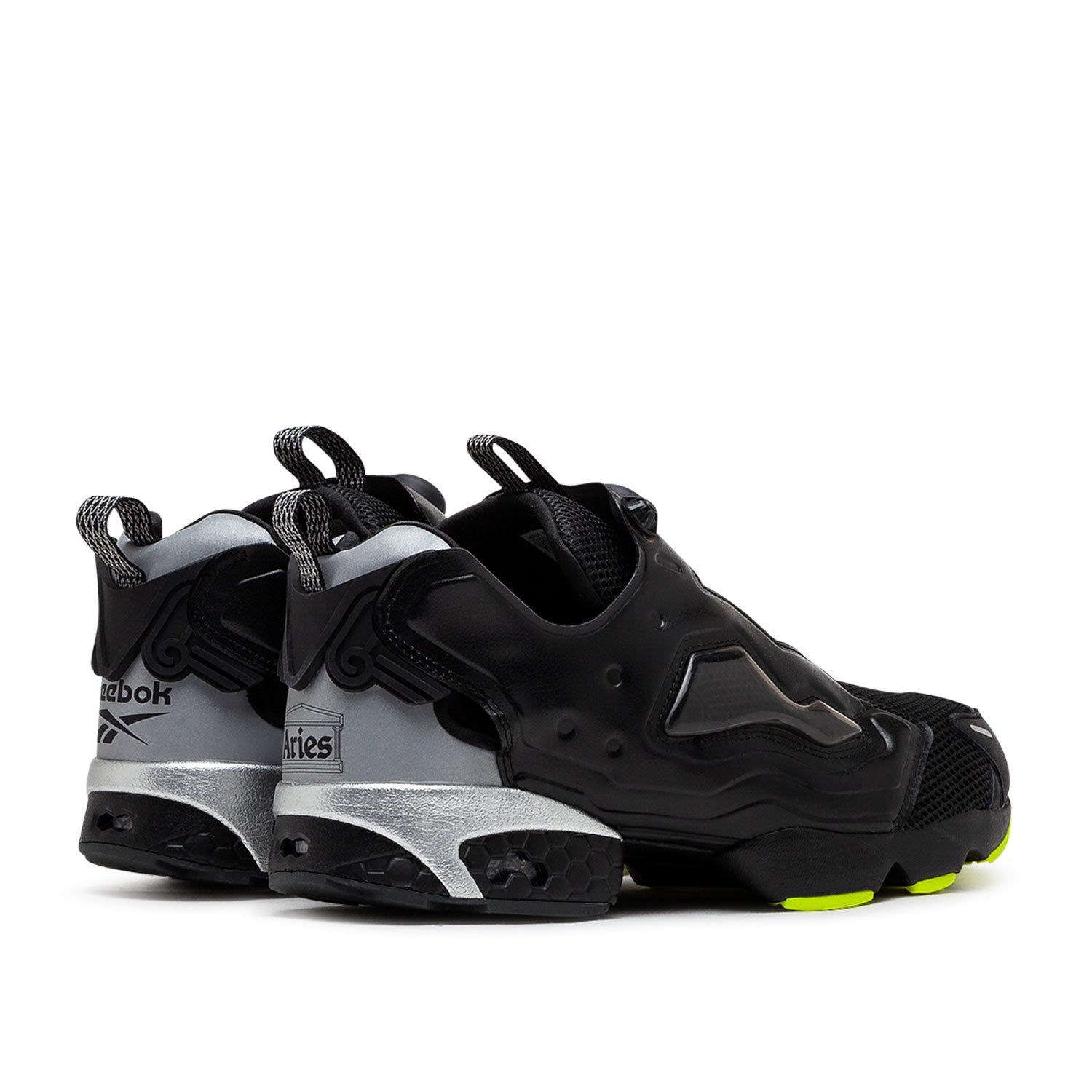 Kollaboration Instapump Fury 94 (Schwarz / Silber)