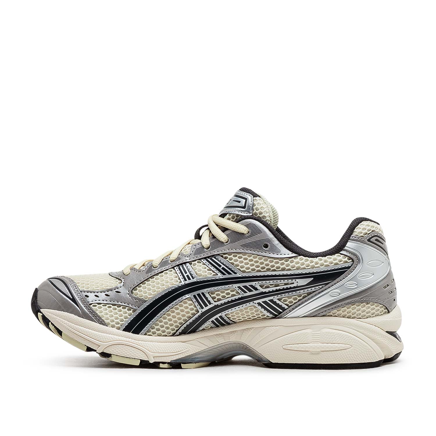 Gel Kayano 14 Laufschuhe (Silber / Beige / Schwarz)
