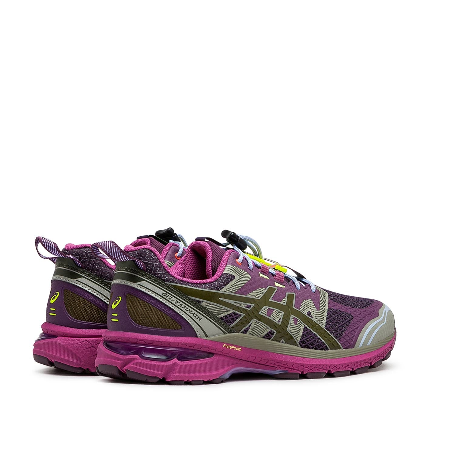 Gel-Terrain-Sneaker in Zusammenarbeit (Lila / Pink / Grün)