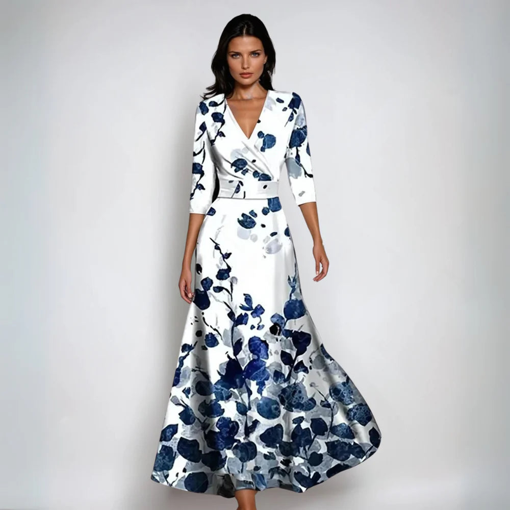 Elegantes Blumenkleid