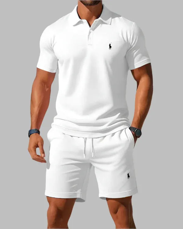 RL™ Herren-Poloshirt und Shorts Trainingsanzug