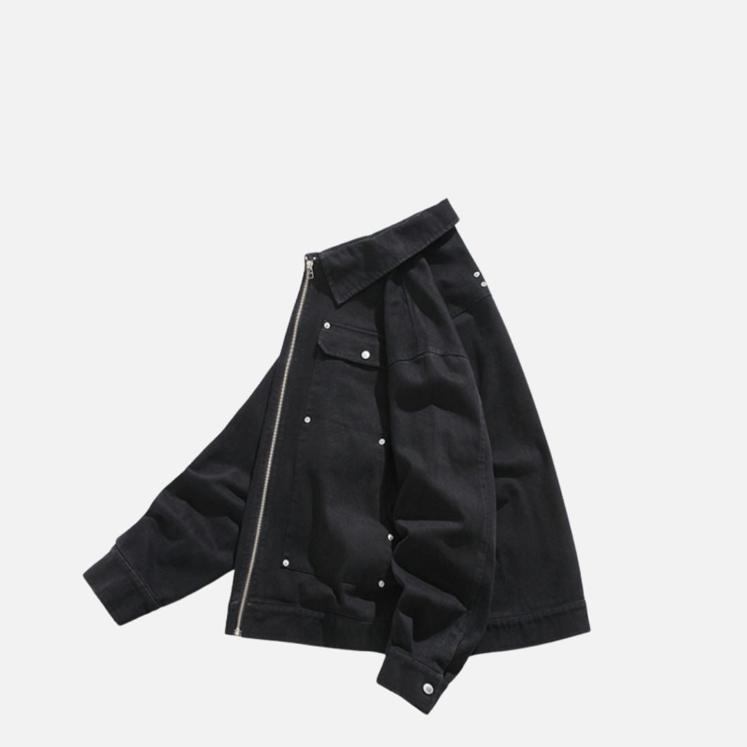 SCHWARZE JACKE - SCHWARZ