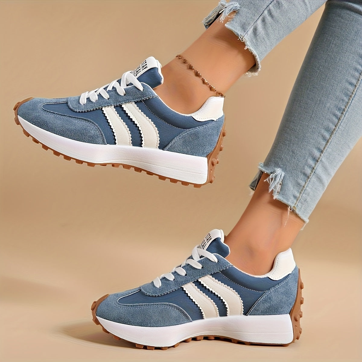 CloudLane Stripe Casual | Blau