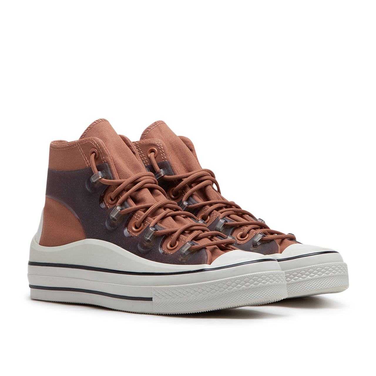 Klassische High-Top Utility-Sneaker (Braun)