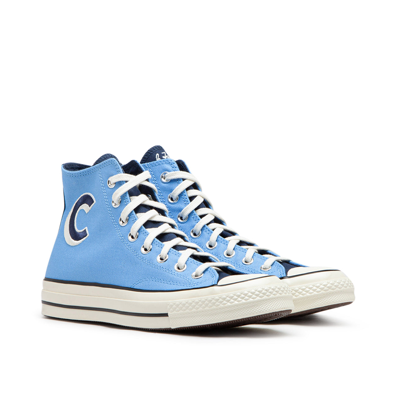 Klassische High-Top-Sneakers (Blau / Weiß / Marine)