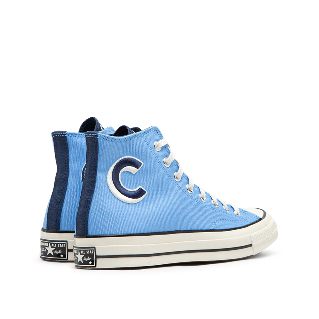 Klassische High-Top-Sneakers (Blau / Weiß / Marine)