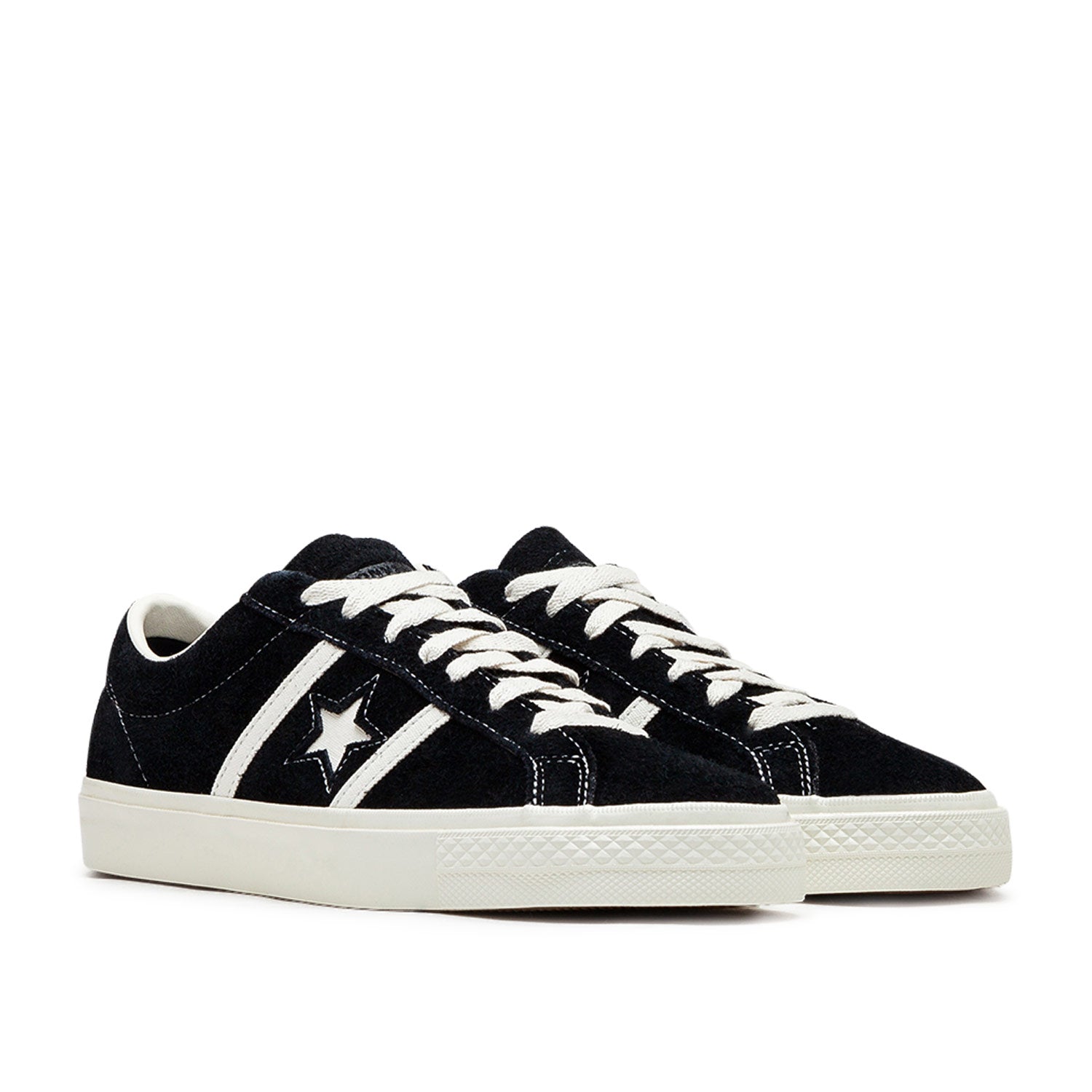 Klassische niedrige Sneaker (Schwarz / Weiß)