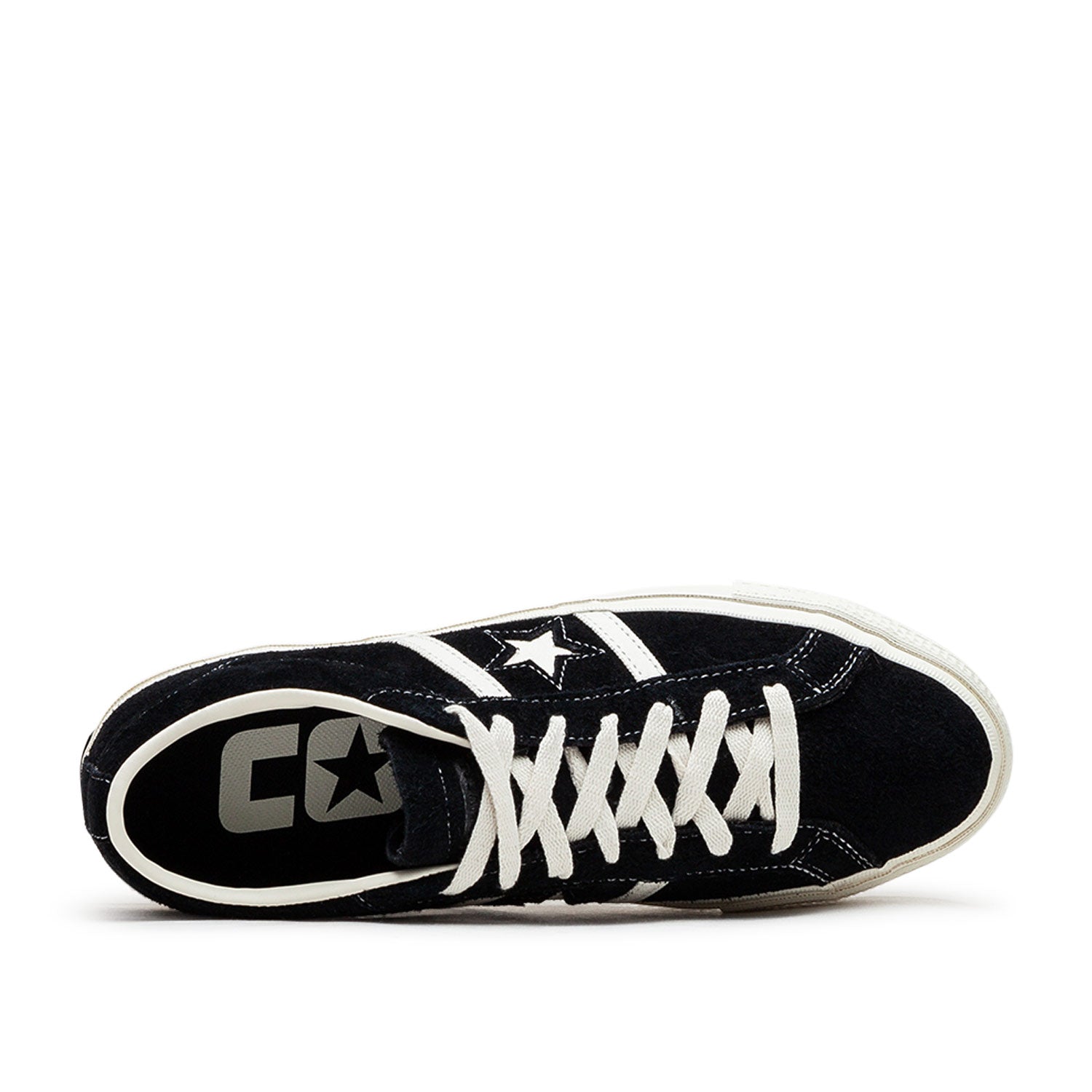 Klassische niedrige Sneaker (Schwarz / Weiß)