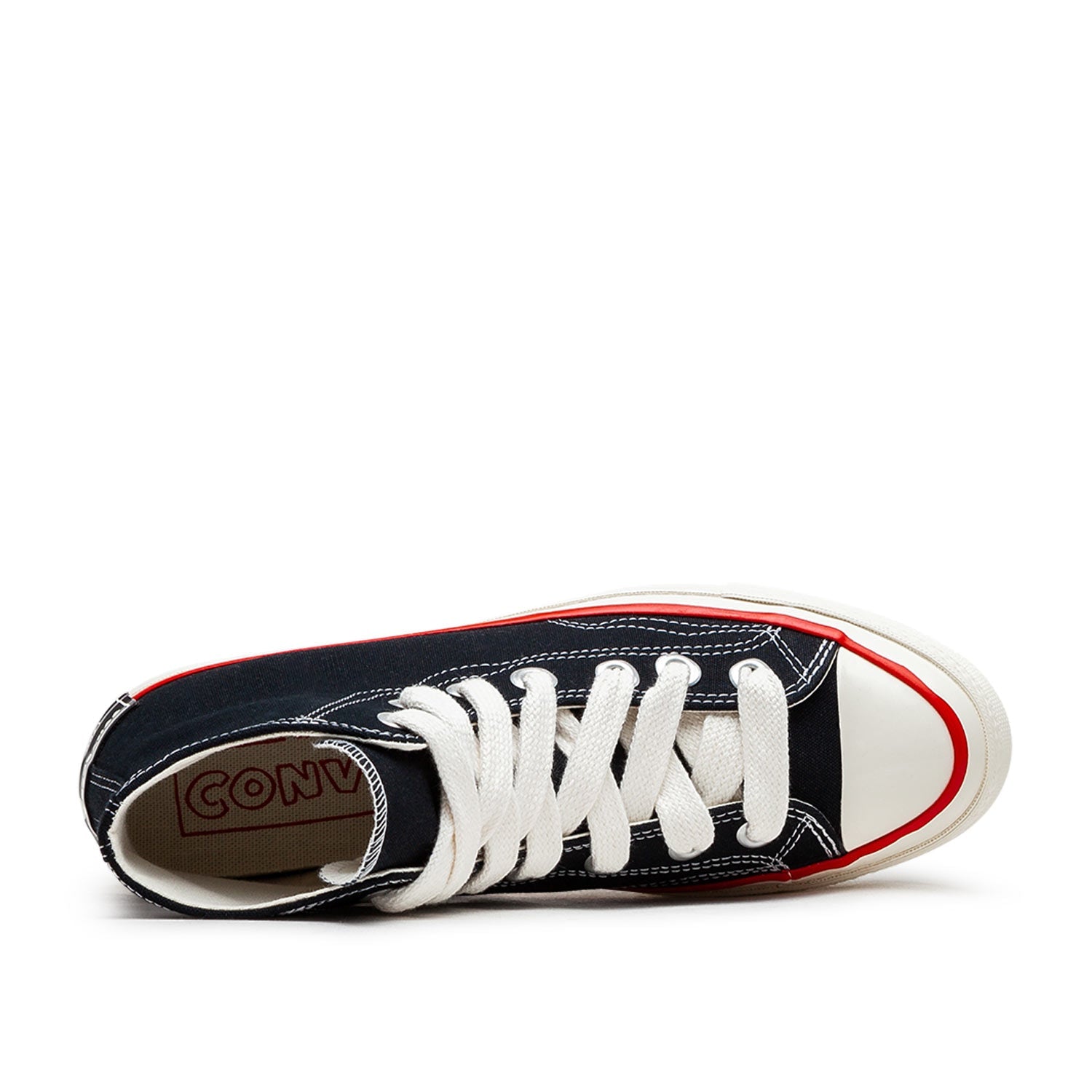 Klassische High-Top Skaterschuhe (Schwarz)