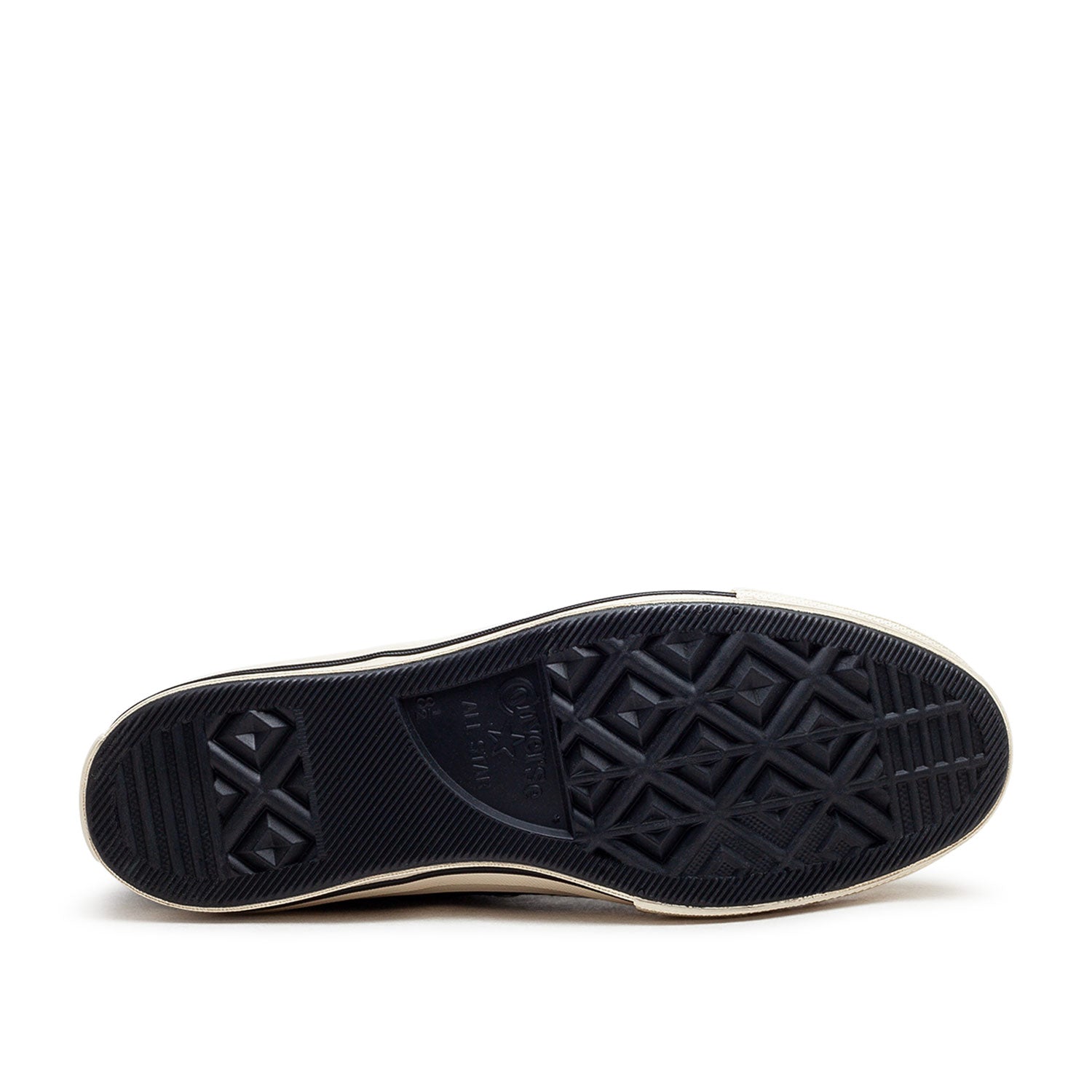 Klassische High-Top-Sneakers aus Leder (Schwarz)