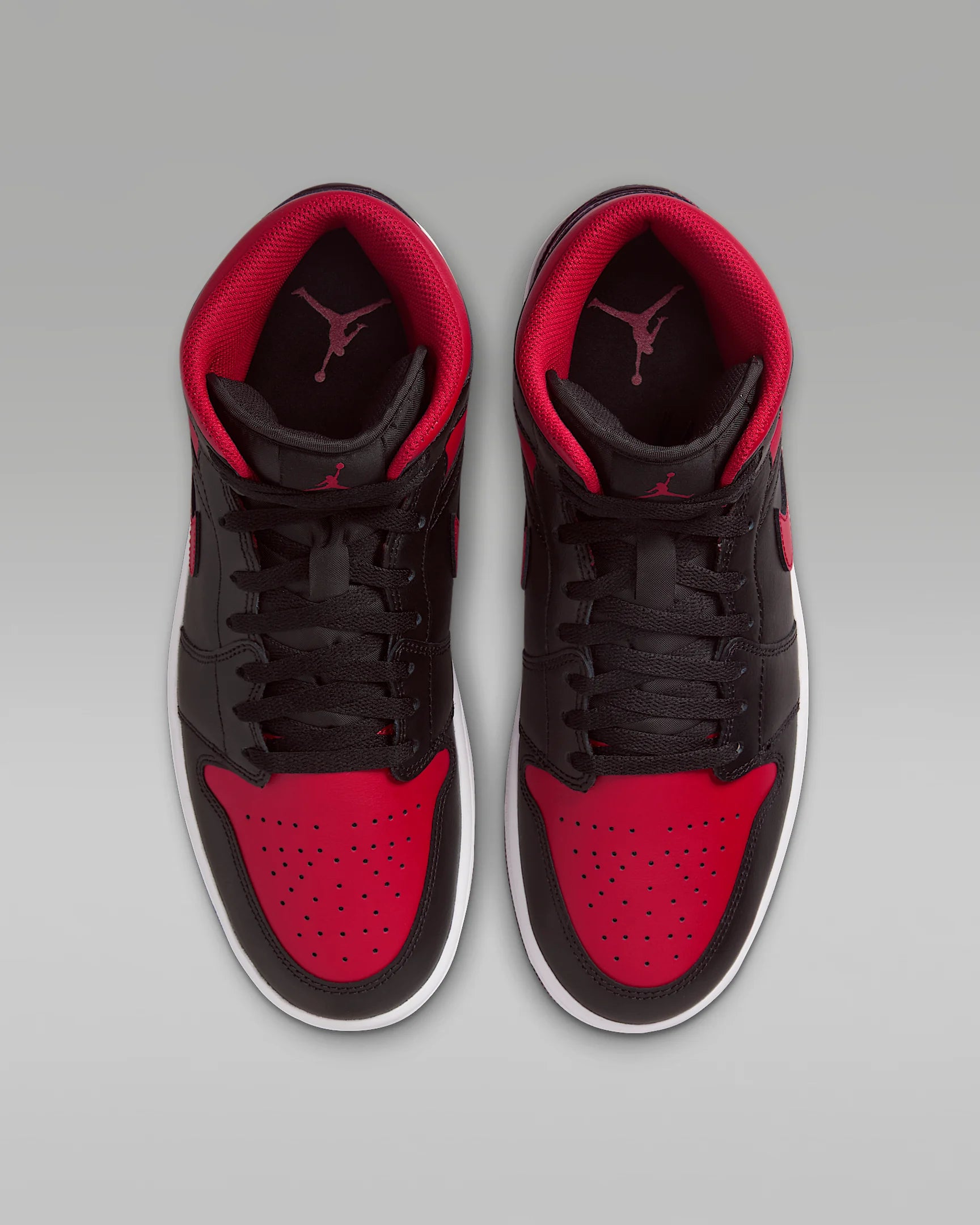 AJ1 Mid (Schwarz/Summit Weiß/Varsity Rot)