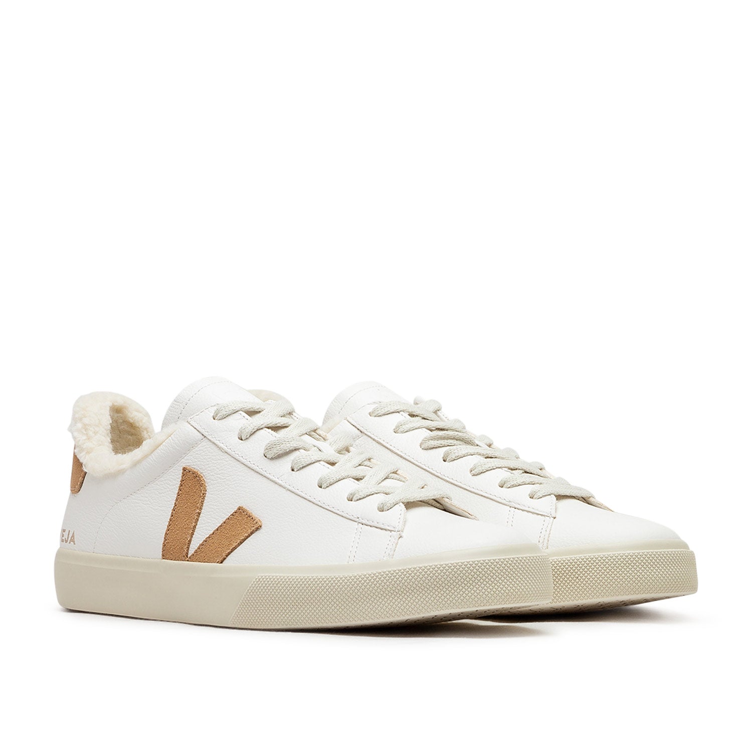 Winter Chromefree Leder-Sneaker (Weiß / Braun)