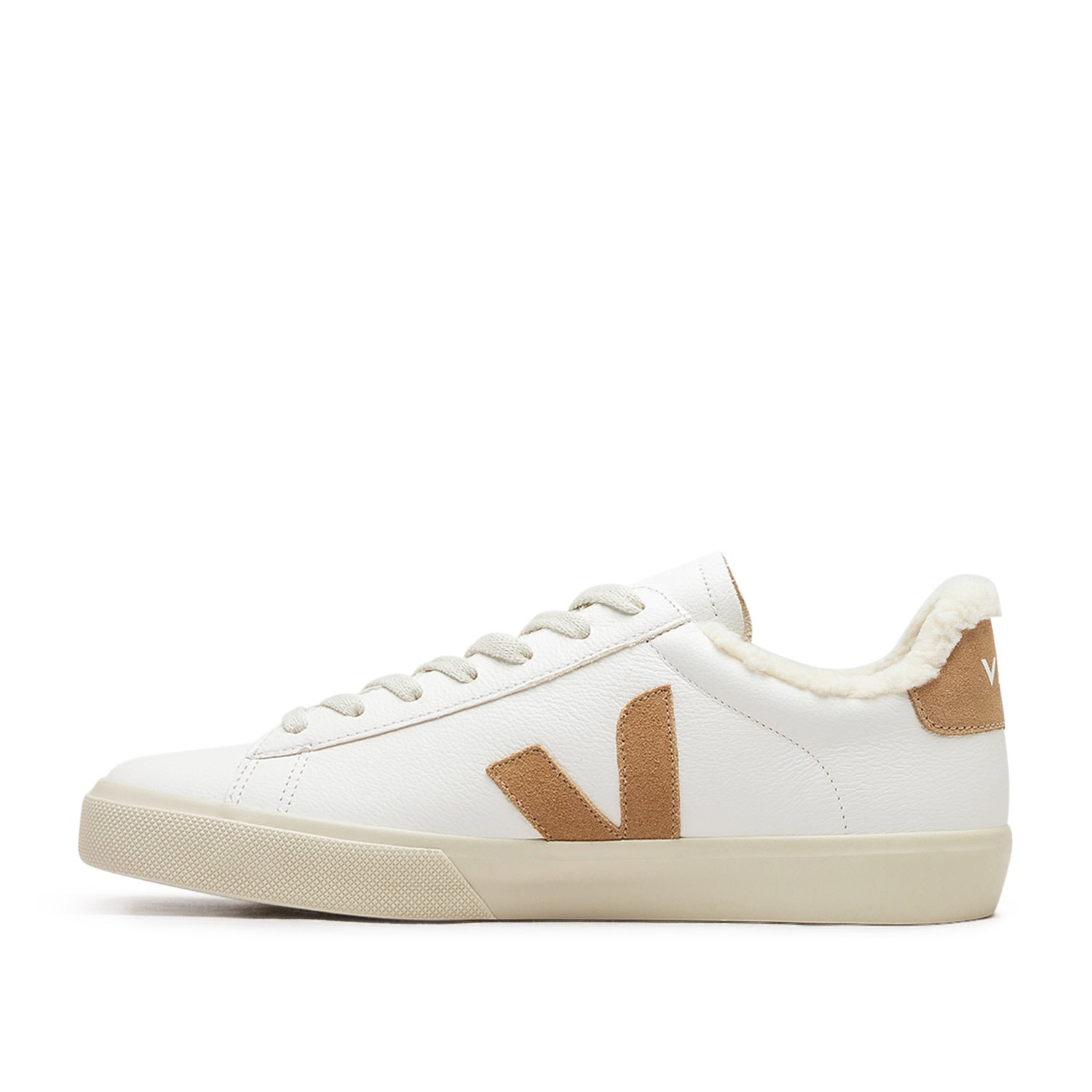 Winter Chromefree Leder-Sneaker (Weiß / Braun)