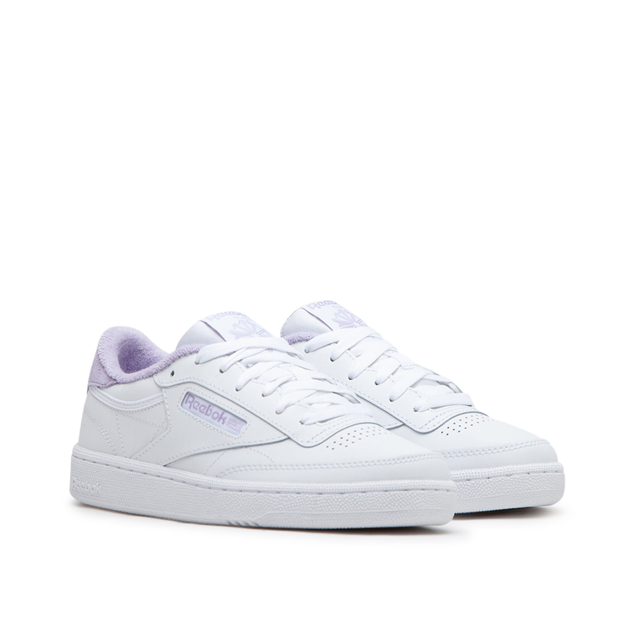 Damen Club C 85 Sneakers (Weiß / Lavender)