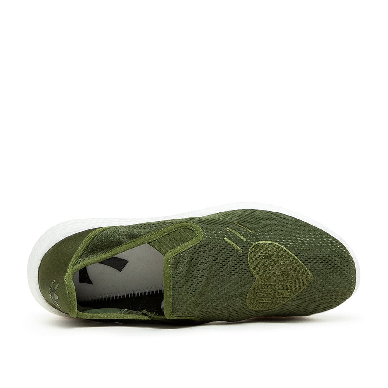 Kollaborative Pure Slip-On Sneakers (Olive / Weiß)