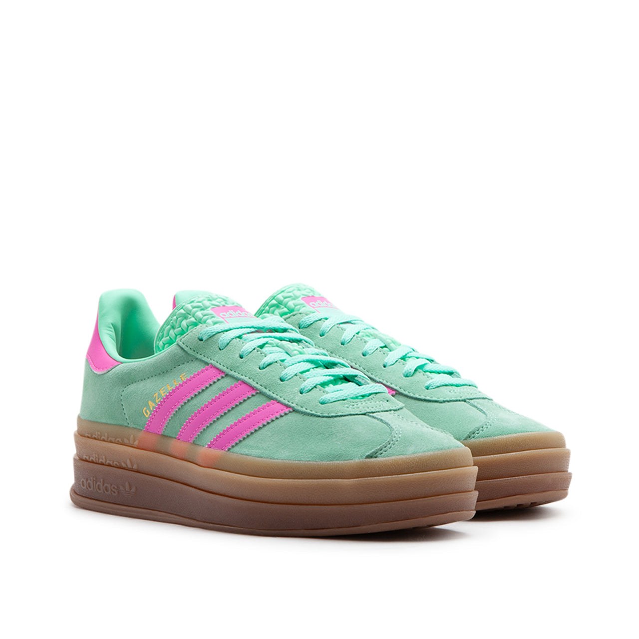 Gazelle Bold Damen-Sneaker (Grün / Pink)