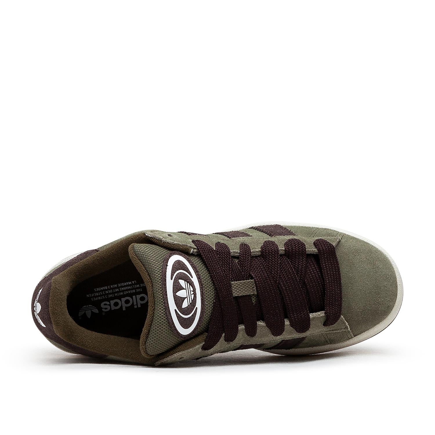 Retro Campus-Sneaker (Olive / Braun)