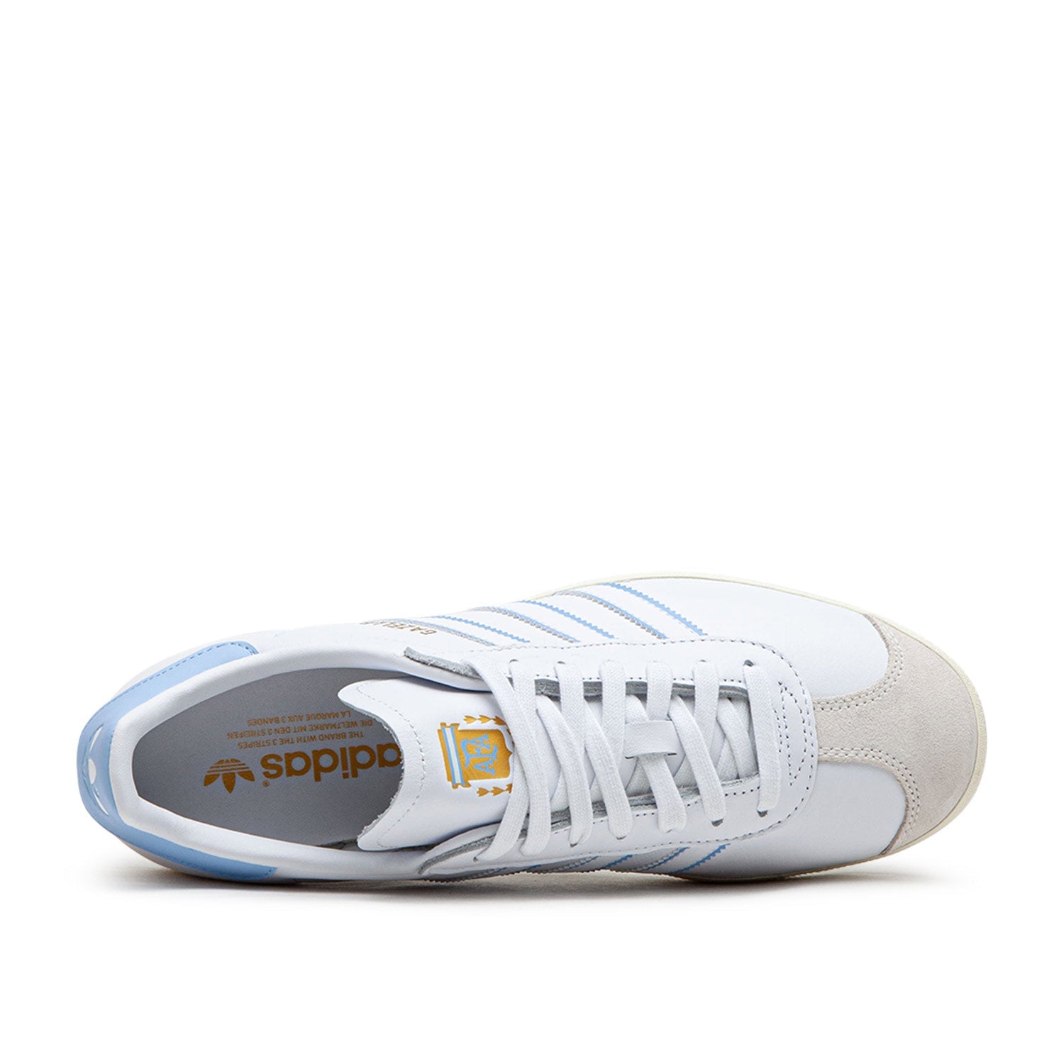 Klassische Sneaker (Weiß / Hellblau)