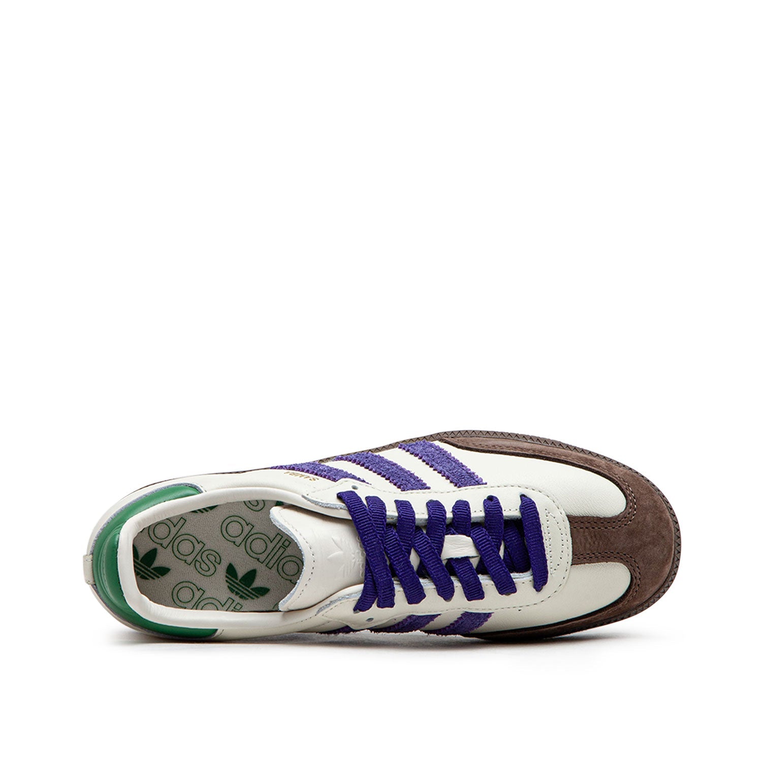 Womens Samba OG Sneakers (White / Purple / Green)