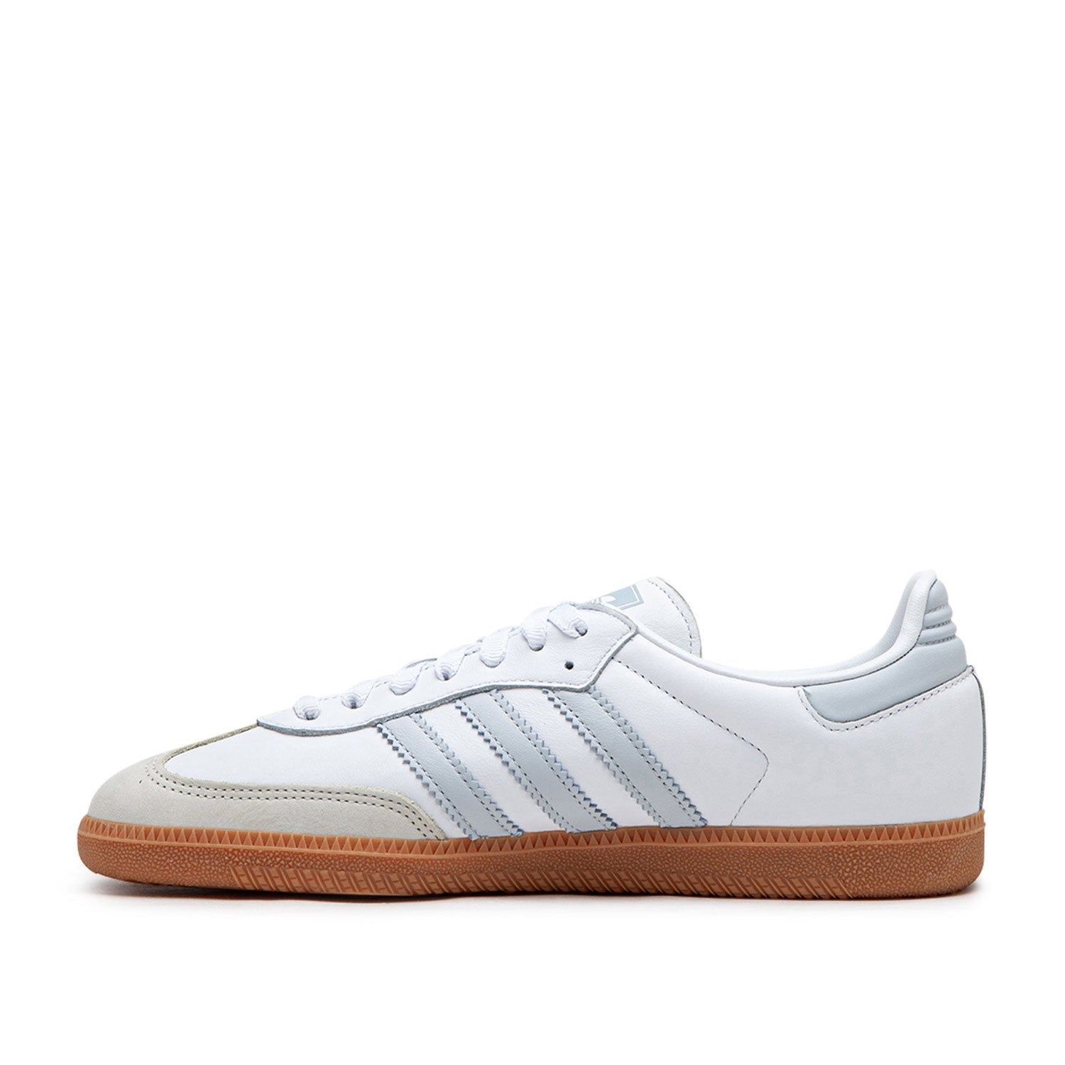 Damen Samba OG Sneaker (Weiß / Hellblau / Gum)