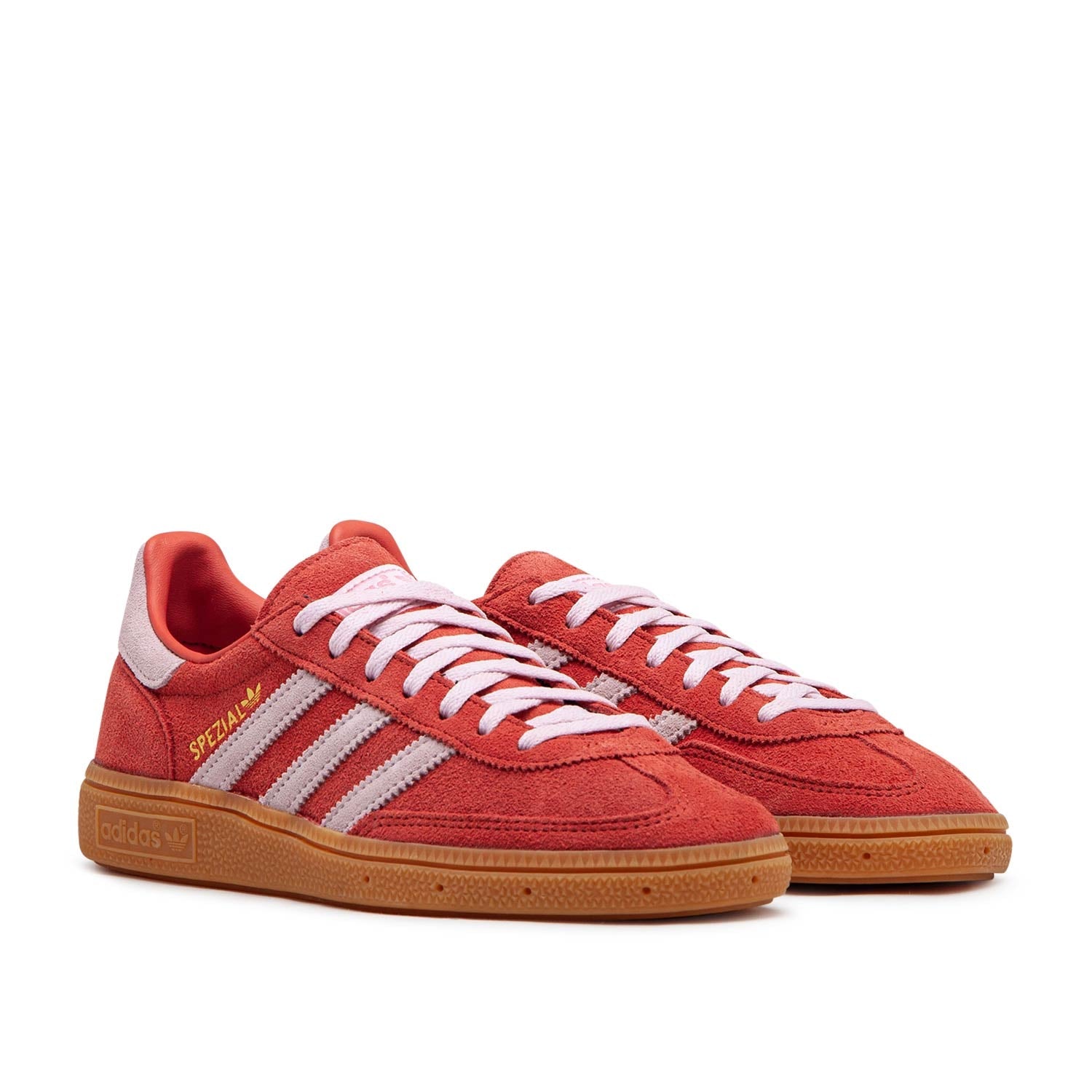 Damen Handball Spezial Sneaker (Rot / Rose / Gum)