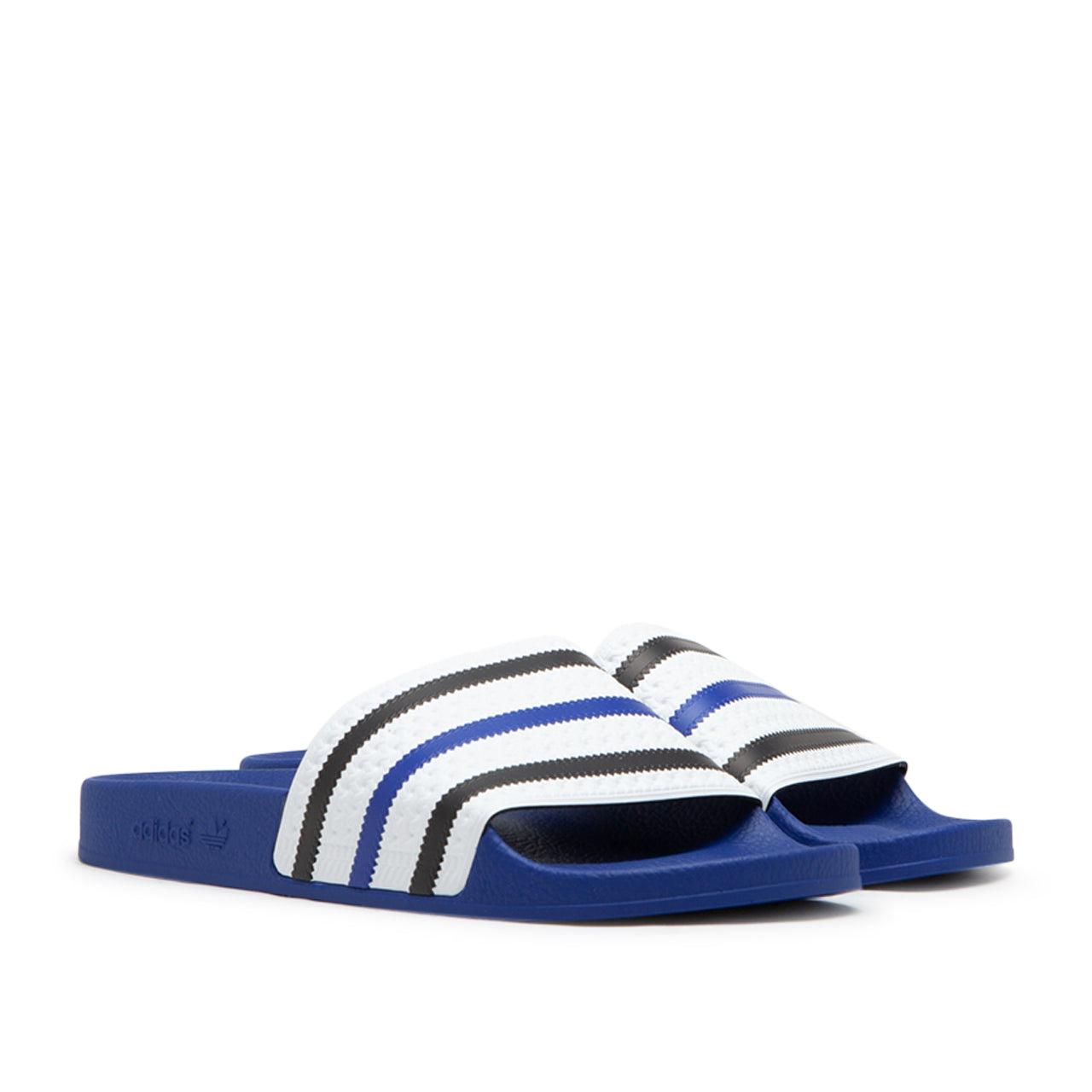 Pantoletten (Blau / Schwarz / Weiß)