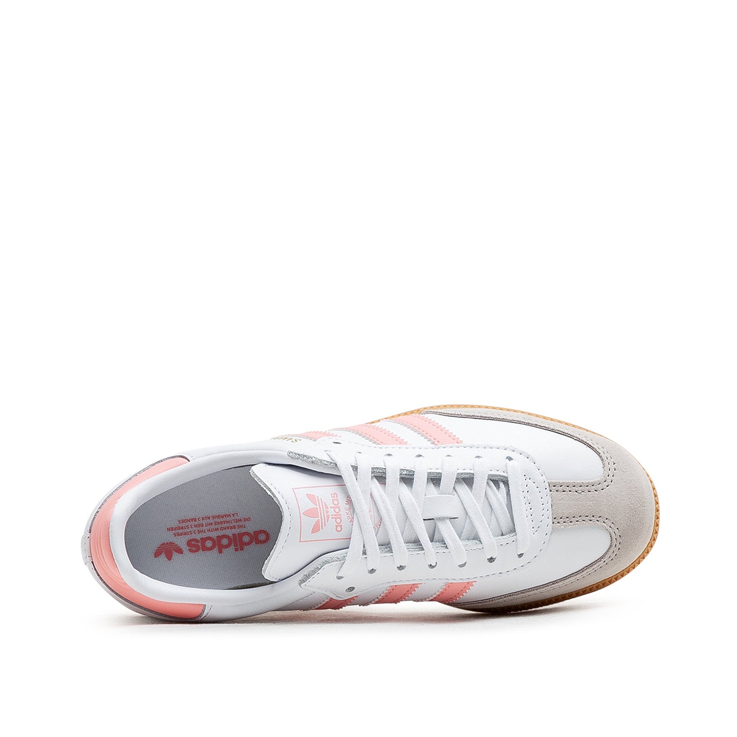 Klassische Samba OG Sneakers für Teenager (Weiß / Pink)