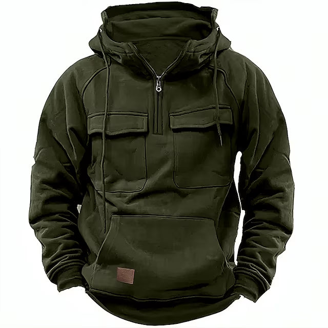 Winterpullover mit Kapuze