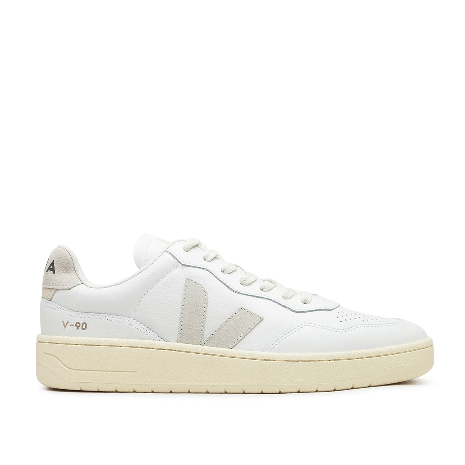 V-90 O.T. Leder-Sneaker (Grau / Weiß)