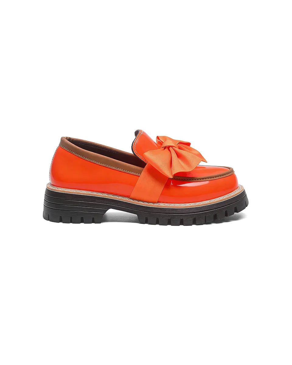 Valerie Bow Plateau-Loafer