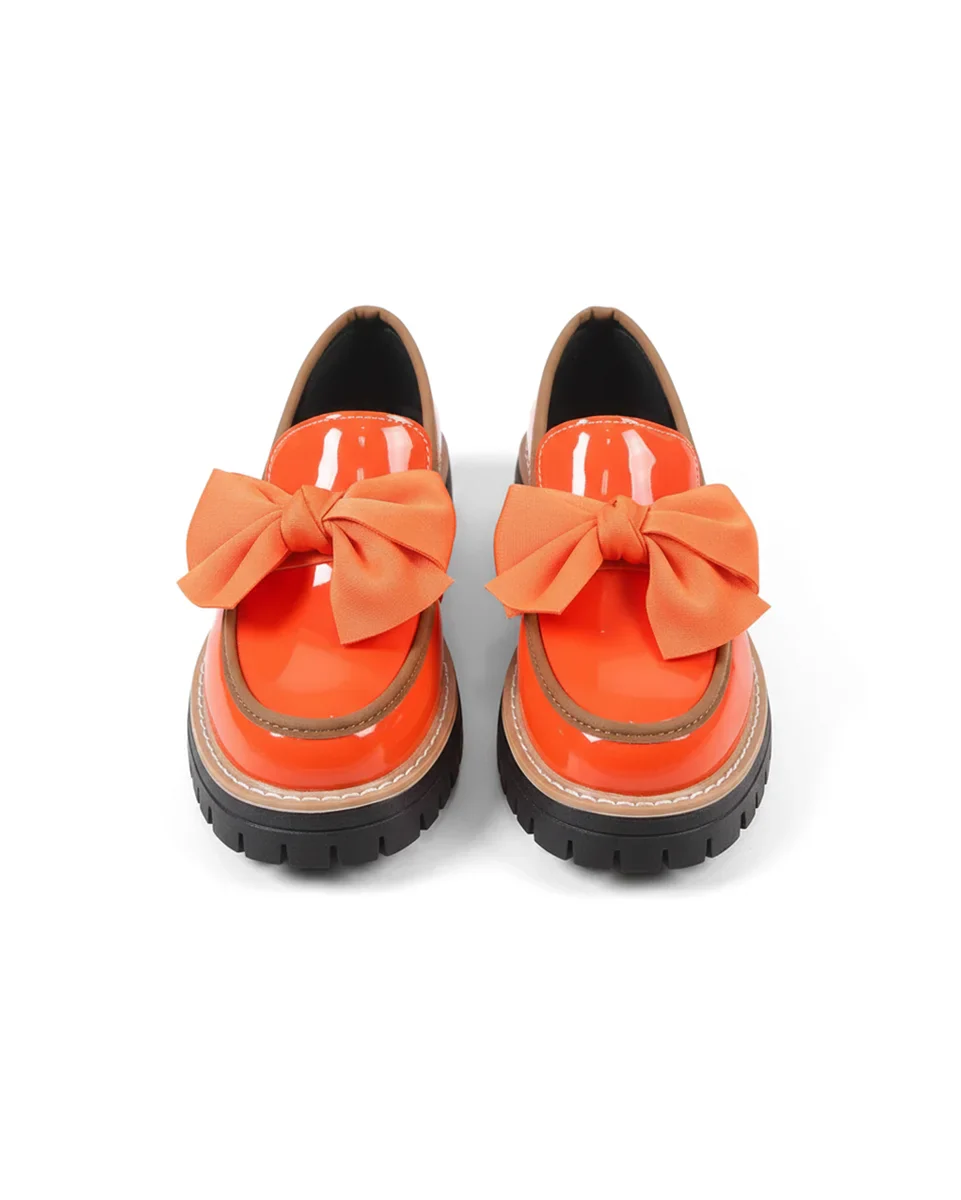 Valerie Bow Plateau-Loafer