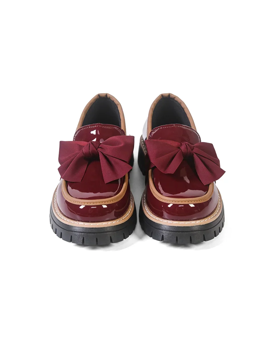 Valerie Bow Plateau-Loafer