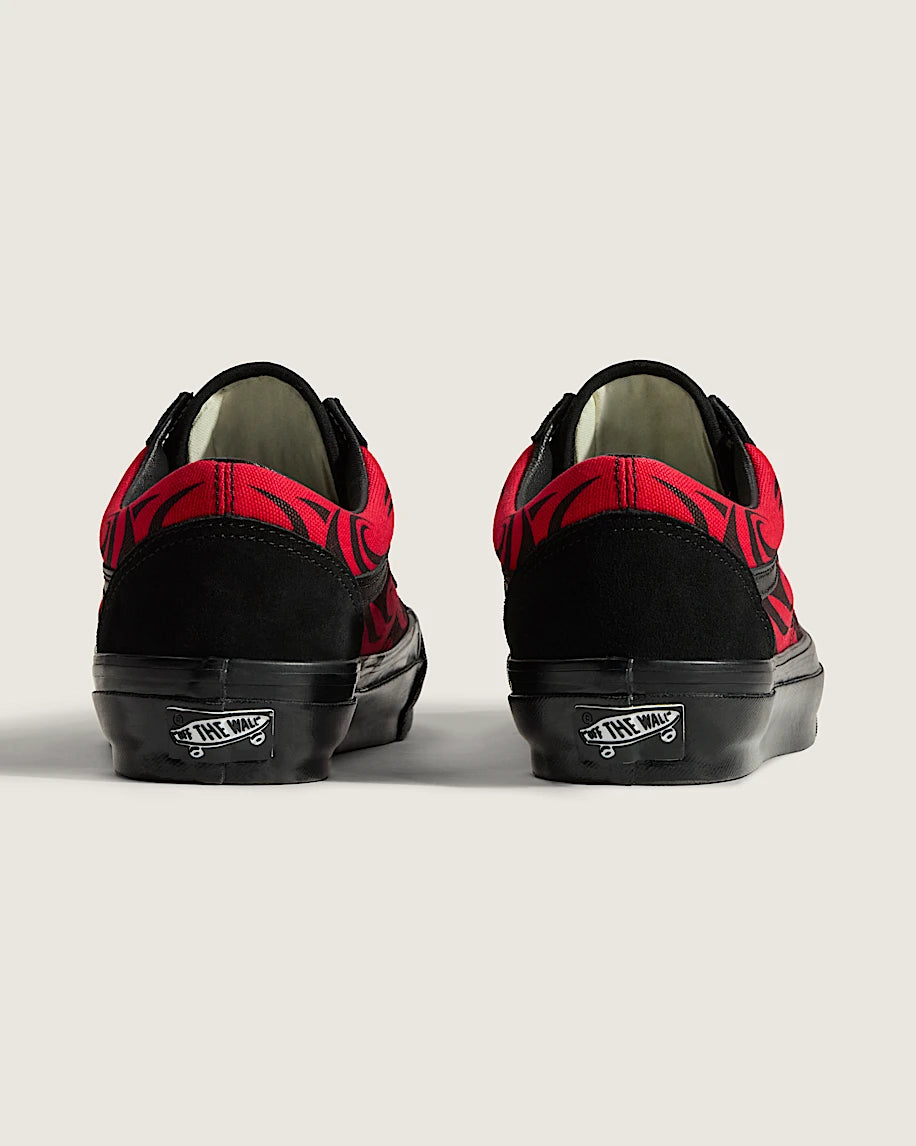 Premium Old Skool Checkerboard (Schwarz / Rot)