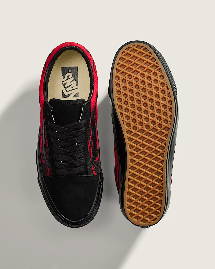 Premium Old Skool Checkerboard (Schwarz / Rot)