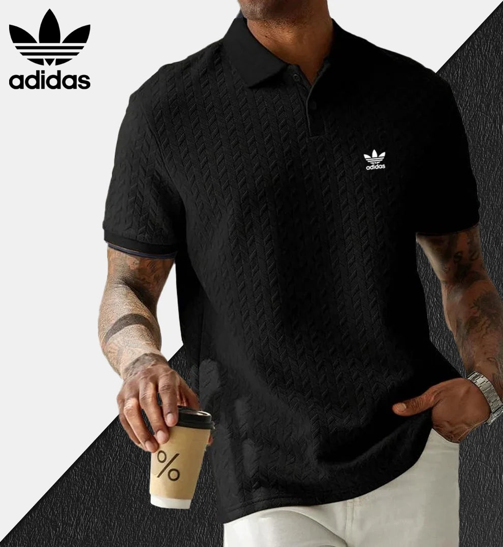 AD™ | Herren Strukturiertes Classic Polo