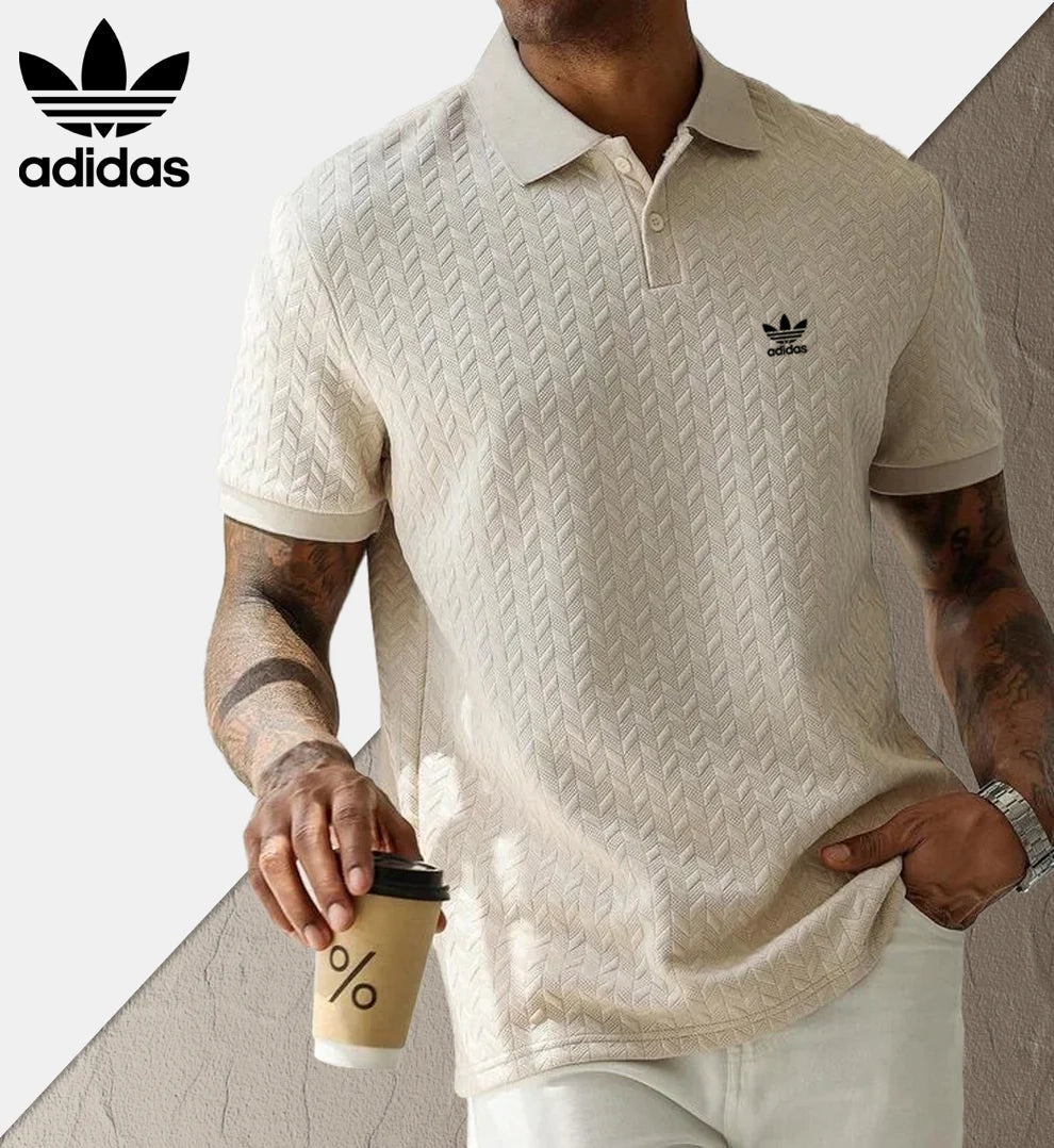 AD™ | Herren Strukturiertes Classic Polo