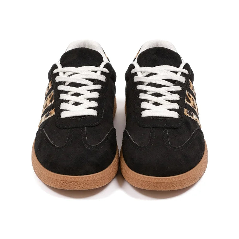 Samba Retro Black Leopard Turnschuhe