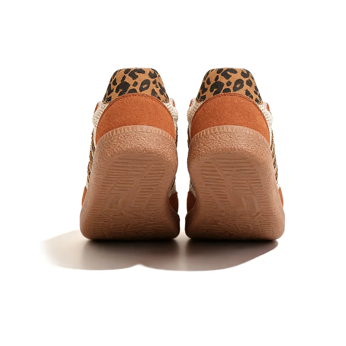 Samba Retro Braun/Beige Leopard-Sneaker