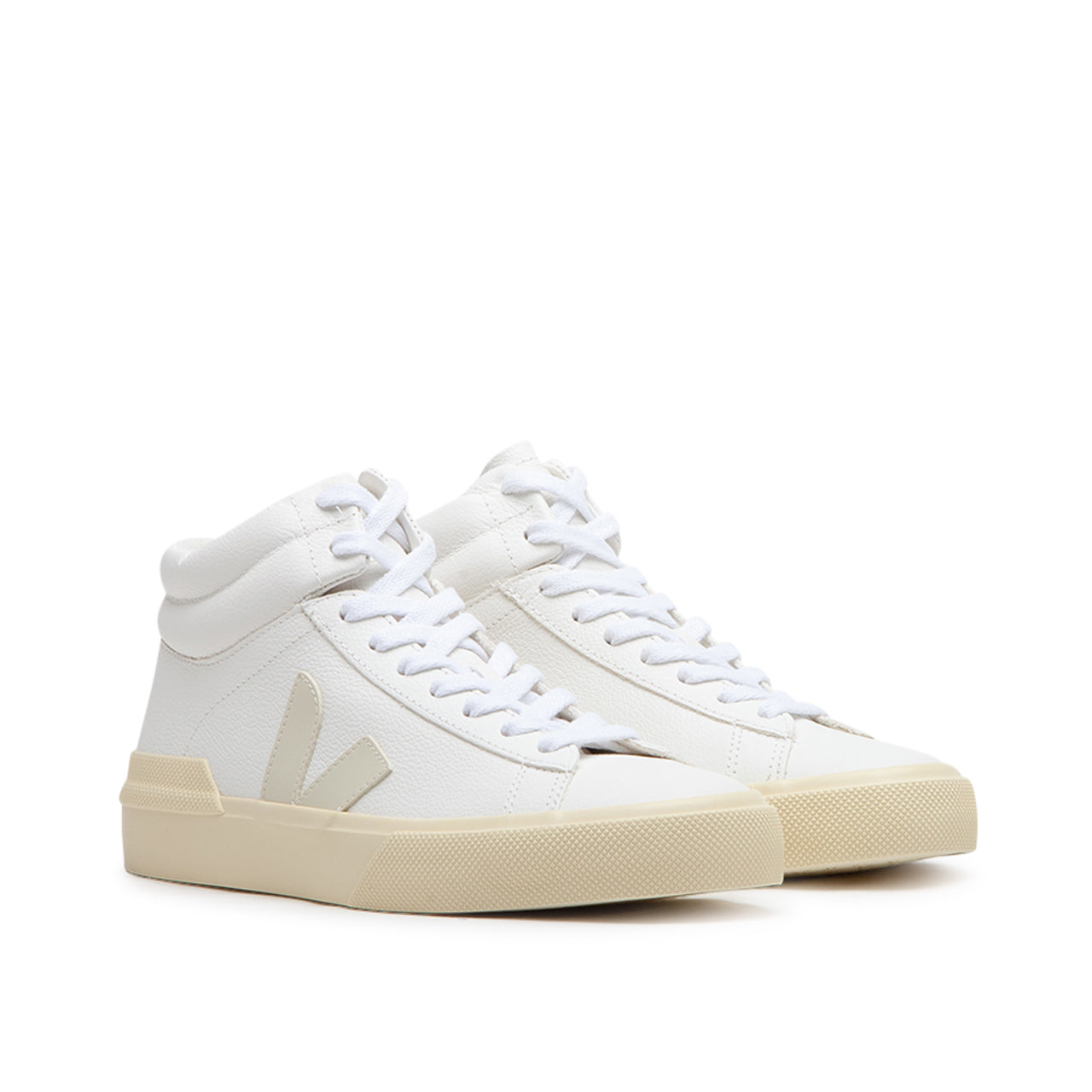 Damen Minotaur Chromefree Leder-Sneaker (Weiß / Beige)