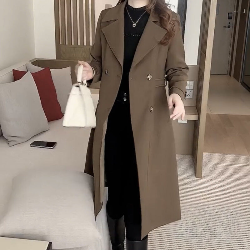 Eleganter Luxuriöser Trenchcoat