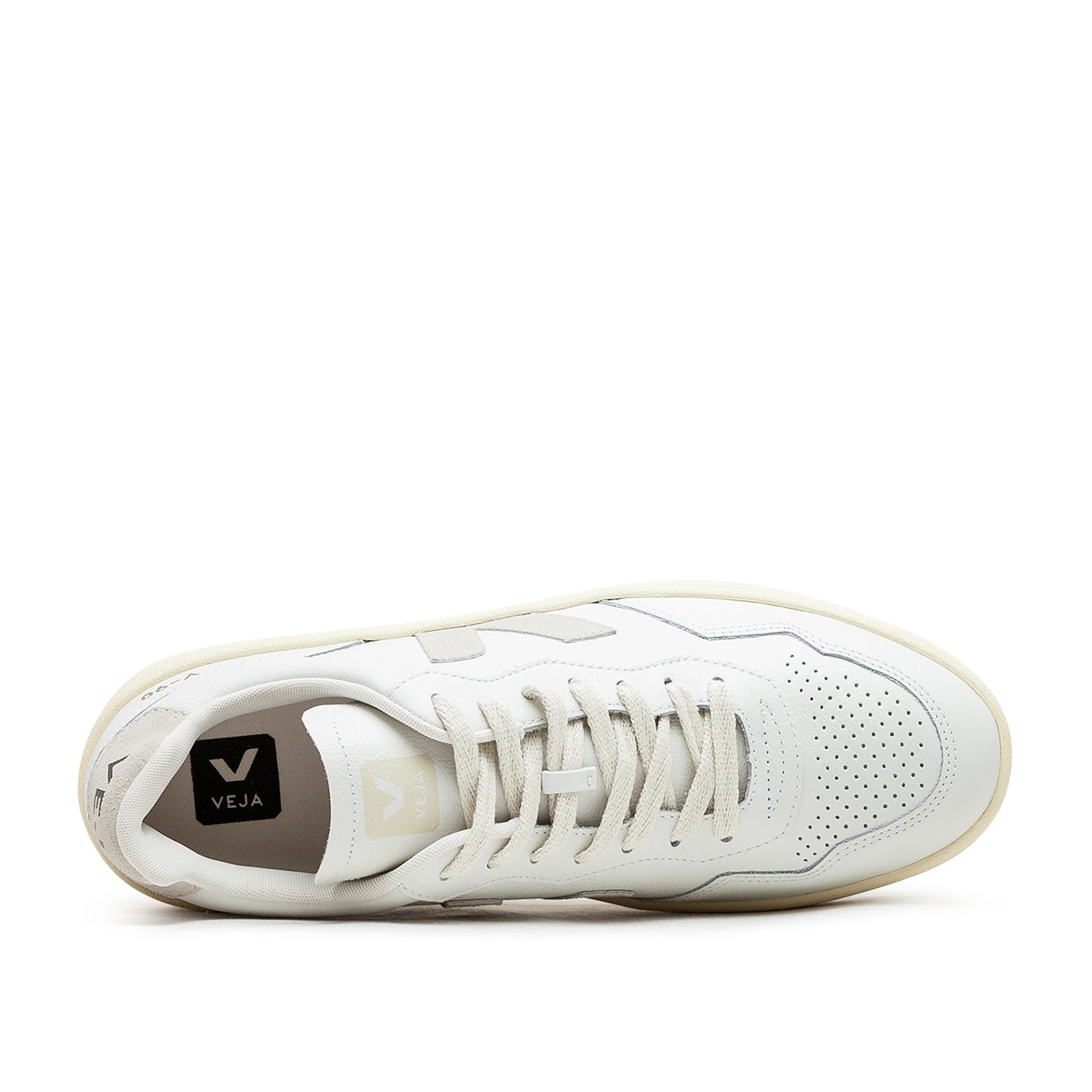 V-90 O.T. Leder-Sneaker (Grau / Weiß)