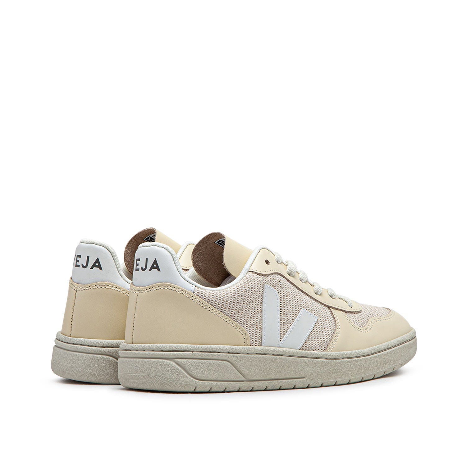 Damen V-10 Sneakers (Creme / Weiß)