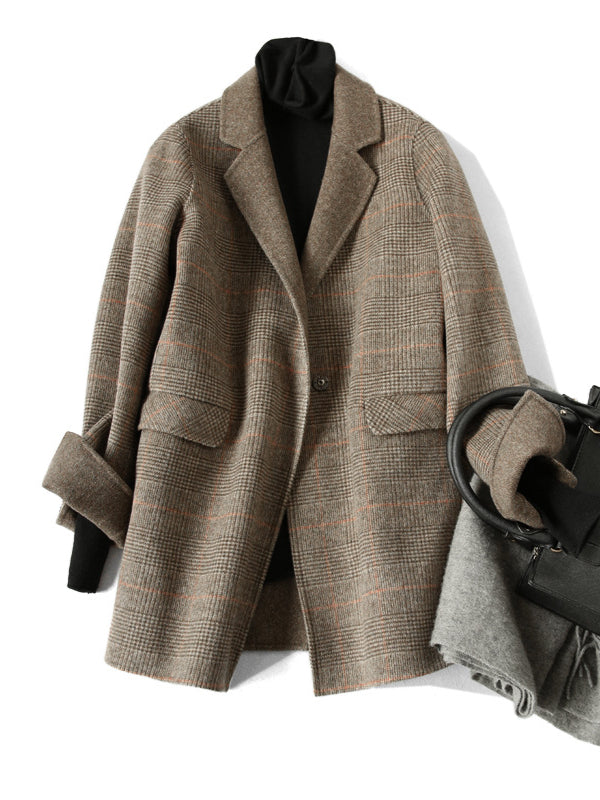 Ségolène | Classic Plaid Winter Coat