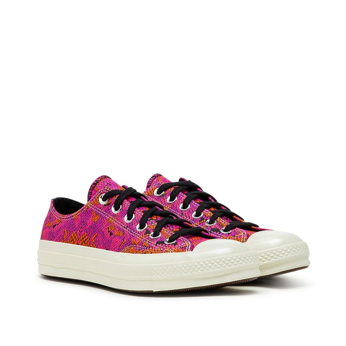 Low Top Sneakers 'Digital Daze' (Pink / Orange / White)
