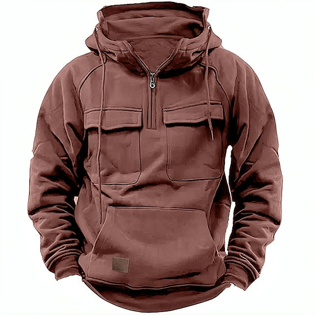 Winterpullover mit Kapuze