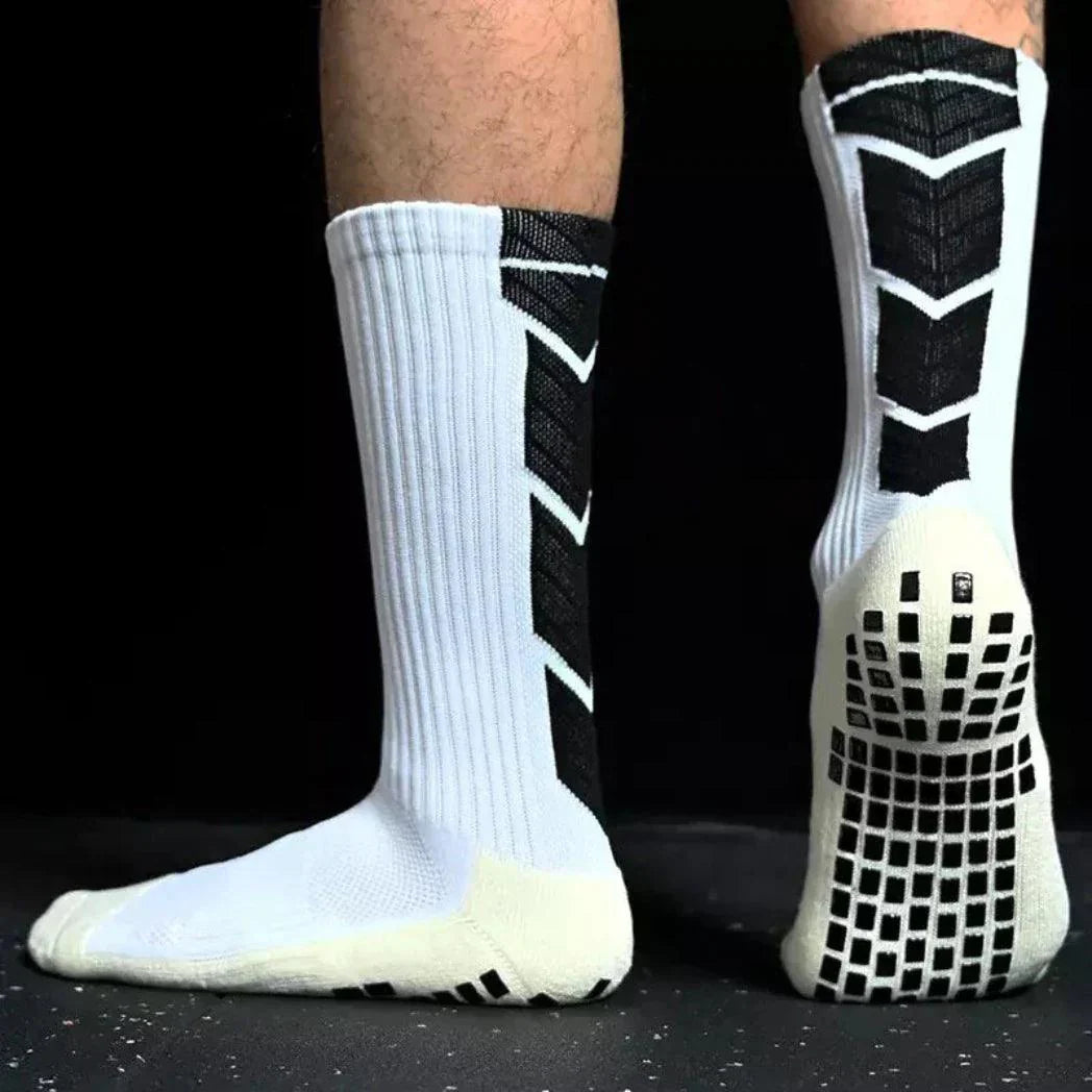 3 Paar professionelle Anti-Rutsch Sportsocken, Mid-Cut