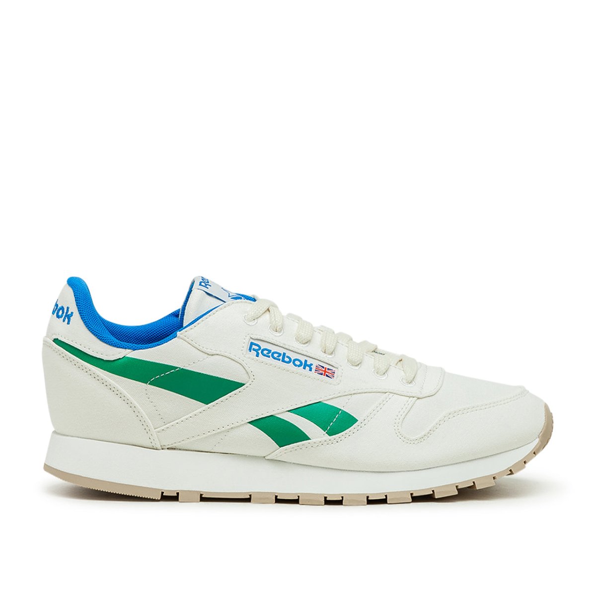 Classic Leather Glow Turnschuhe (Weiß / Grün / Blau)