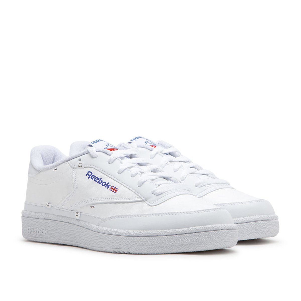 Klassische Retro-Sneaker x U (Weiß / Blau)