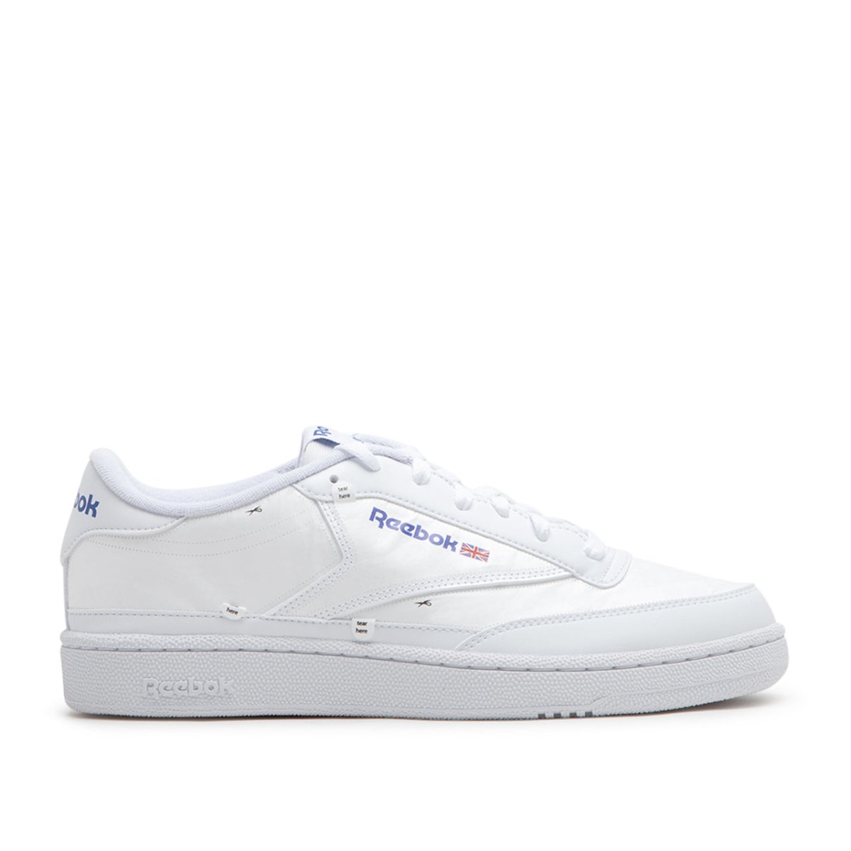 Klassische Retro-Sneaker x U (Weiß / Blau)